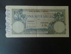 27 34 Old banknote - Romania 100000 lei 1947 (8 May) Vf + key date