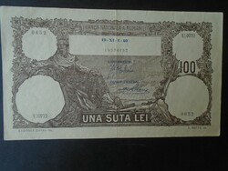 27 Old banknote - Romania 100 lei 1940, vf