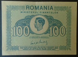 27 52  Régi bankjegyek Románia  100 lej 1945  aUNC