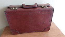 Retro utazótáska bőrönd koffer