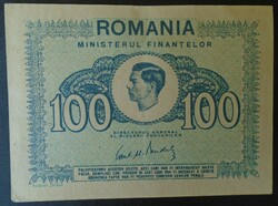 27 51  Régi bankjegyek Románia  100 lej 1945  VF