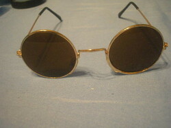 N 40 john lennon professional dark gilded frame sunglasses curio rarity in case for sale