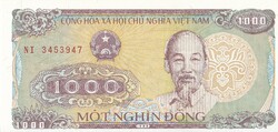 Vietnam 1000 dong 1988 unc