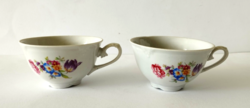 2 old stone quarry drasche porcelain coffee cups