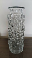 Vladislav Urban tervezte cseh préselt üveg váza