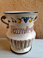 Old large ceramic pot storage