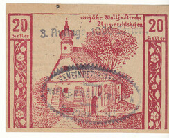 Austrian emergency money 20 heller 1920