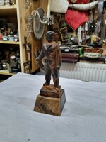 Old cast iron figurine