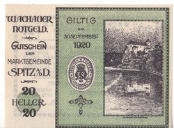 Osztrák szükségpénz  20 heller 1920