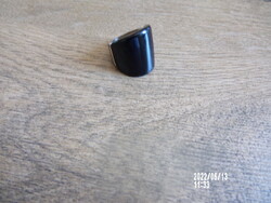 Black vinyl ring