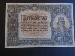 17 57   HUNGARY  1000 KORONA 1920