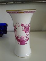 Váza - Herendi lila Indiai kosaras mintával