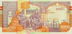Szomália 1.000 Shilling 1990 UNC