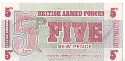 Egyesült Királyság 5 pence 1972 AUNC