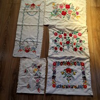 3D Kalocsa pillowcase + 2 embroidered tablecloths