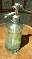 Szódás üveg ,bordázott falú, sas fejes 1936