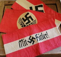 NSDAP náci, horogkeresztes Hitlerjugend, RAD (Reichsarbeitsdienst), Anschluss karszalag