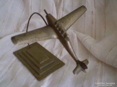 Old bronze airplane