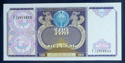 Üzbegisztán 100 Cym 1994 Unc