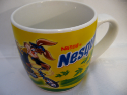Nesquik soccer, cycling bunny kid mug