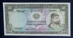 Portugál-Guinea 50 Escudos 1971 Unc