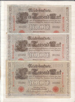 Német birodalom 1000 márka 1910 G
