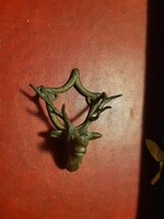 Pazar antik bronz ajtó kopogtató szarvas
