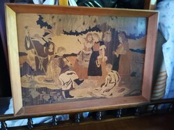 Marquetry picture 