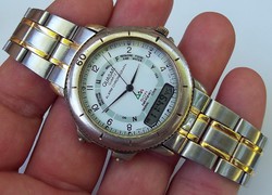 VINTAGE QUASAR QUARTZ ALARM CHRONOGRAPH