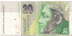 Szlovákia 20 korona 2004 G
