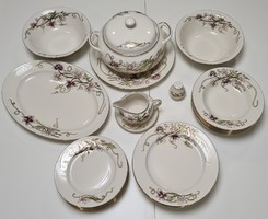 Zsolnay spring patterned 25-piece tableware