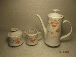 Old lowland coffee pot with sugar holder and milk --- 1 ---
