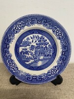 Alfred meakin english old willow blue porcelain plate a18