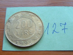 OLASZ 200 LÍRA 1998 R, 127.