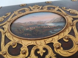 19th century French box with miniature