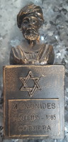 Maimonides - Maimonides copper jubilee bust - Judaica