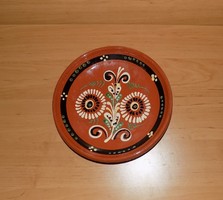 Glazed ceramic wall plate szekszárd 21 cm (n)