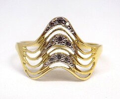 Köves arany gyűrű (ZAL-Au93357)