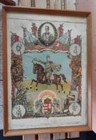 In memory of my service - ii. V.H. Obsit, horthy, with angelic coat of arms