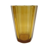 Moser borostyánsárga váza - M967