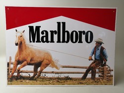 Marlboro billboard made of plexiglass