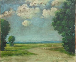 Kurlander / kurländer / istván - oil / canvas painting