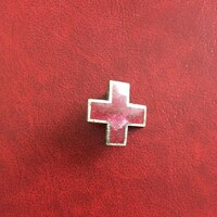 Vöröskereszt jelvény -Horthy kor -zománc