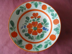 Antique apple-flowered wall plate