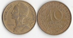 France 10 centimeters 1967-1994 g