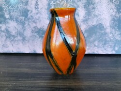 Tófej kis váza, narancsos színű
