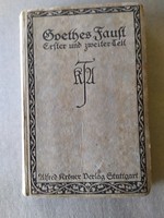 Goethe: faust (first and foremost) c. Antique book in German for sale!