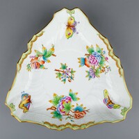 Herend Victoria Patterned Triangle Bowl # mc0991