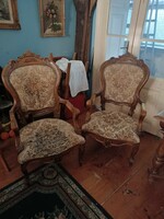 Neobarokk fotelek párban