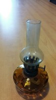 Kicsi üveg asztali petróleum lámpa